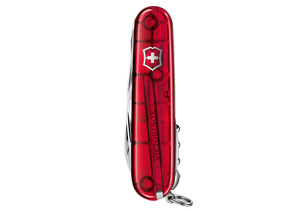 VICTORINOX Taschenmesser rot/transparent Blister