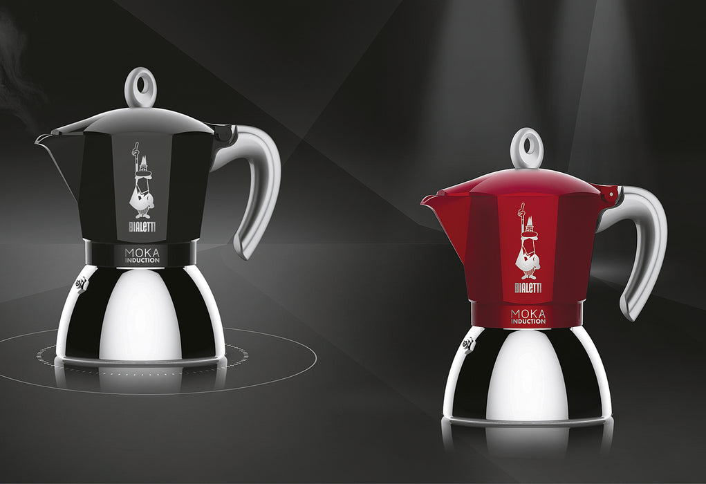 BIALETTI Espressokocher New Moka Induktion 2 Tassen schwarz