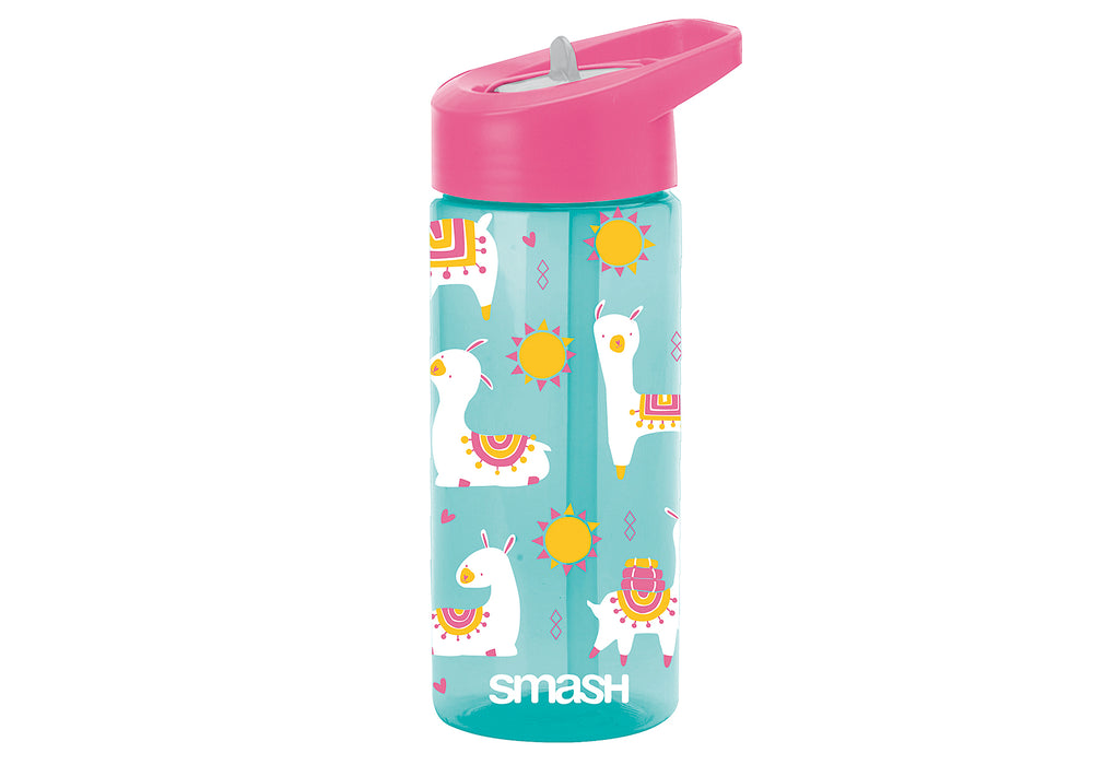 SMASH Kindertrinkflasche Lama Flip Top 450ml